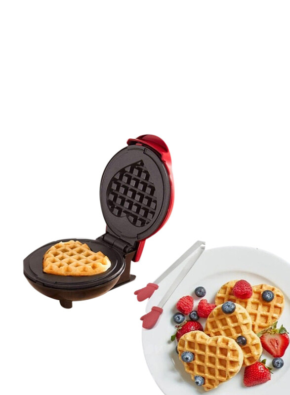 

Generic Waffle Maker Perfect for Families & Individuals, Red/Black