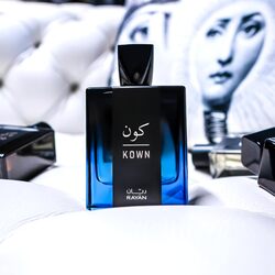 RAYAN Arabian Perfume - Kown Modern Eau De Parfum for Women & Men - Long Lasting Perfume - Arabic Perfume with Cardamom, Lavender, Oud, & Cedarwood - Ideal Gift for All Occasions - 100 mL Perfume