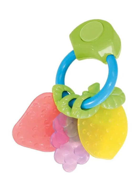 

Lorelli Baby Care Musical Rattle Fruit Teether, Multicolour