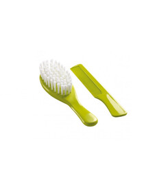 Brush and Comb Set Green