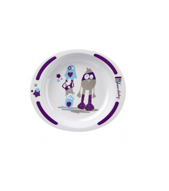 Melamine Plate Monster W/ Lip