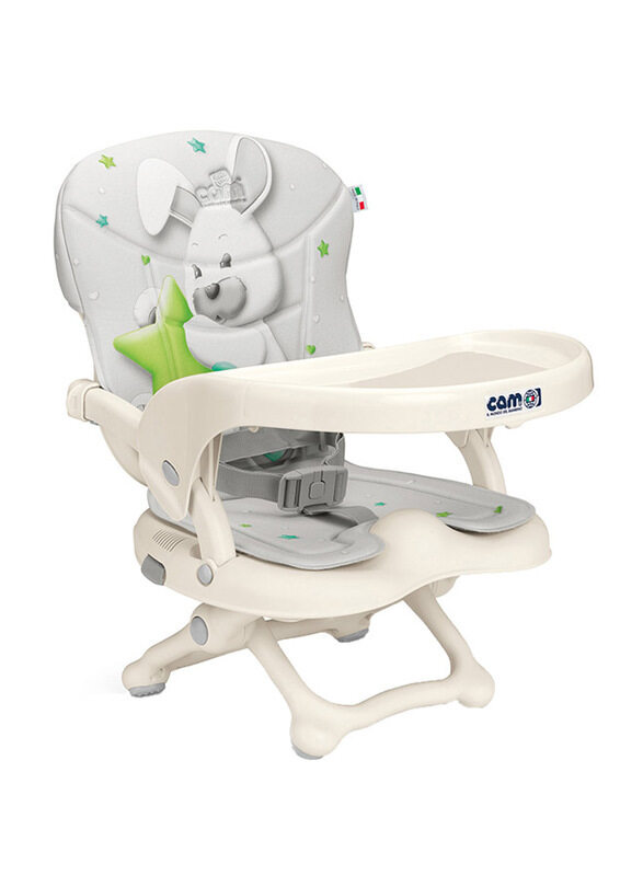 

Cam Smarty Pop Booster Baby Feeding Chair, Rabbit, Grey