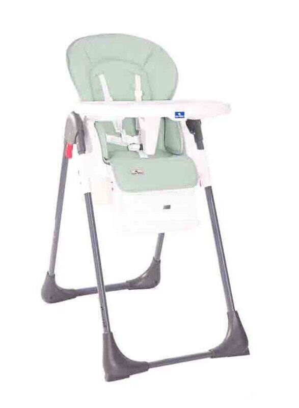 

Lorelli Classic Cryspi Baby High Chair, Leather, Frosty Green