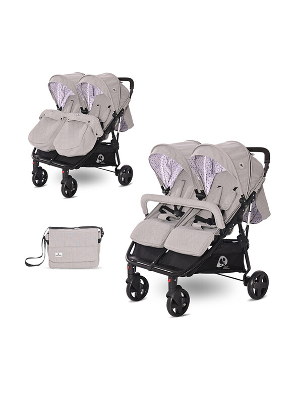 

Lorelli Classic Baby Stroller Duo + Bag, Grey Dots