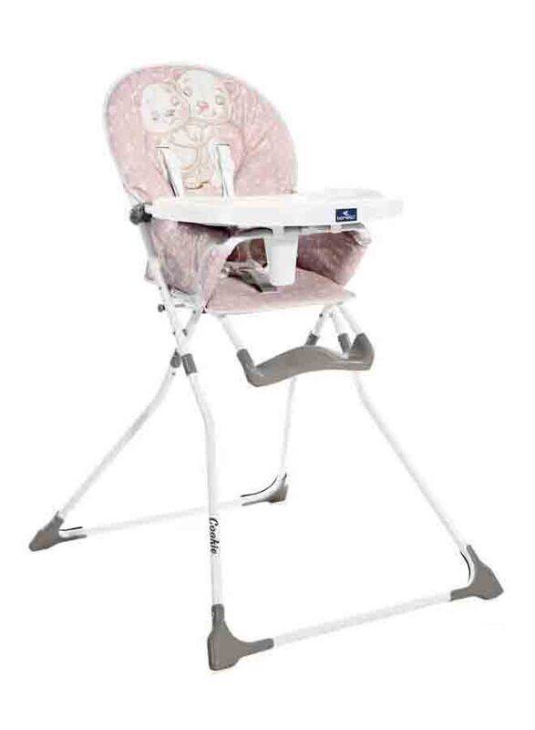 

Lorelli Classic Cookie Baby High Chair, Bears, Pink