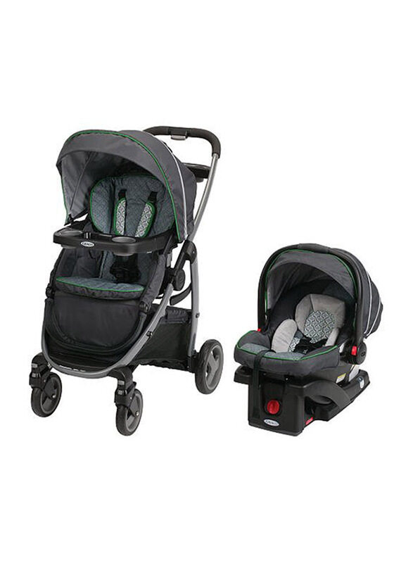 

Graco Modes Click Connect Travel System Baby Stroller, Trinidad, Black