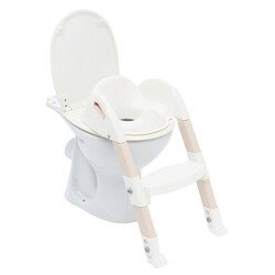 Kiddyloo Toilet Seat W/ Step White