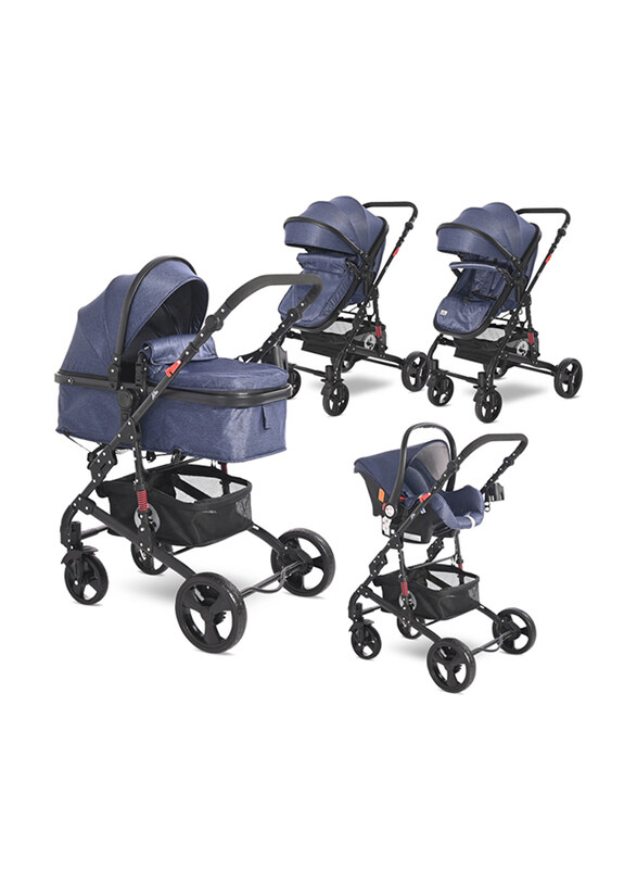 

Lorelli Classic Alba Baby Stroller Set, Jeans Blue