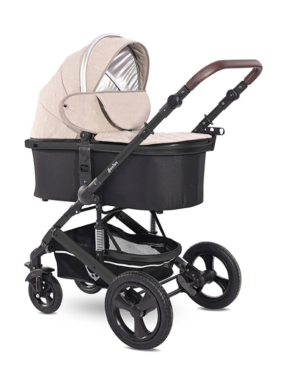 

Lorelli Premium Boston 3-in-1 Baby Stroller, Beige