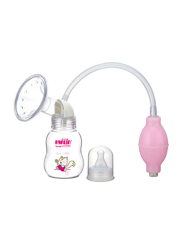 

Farlin Luxurious Manual Breast Pump with Bottle, White