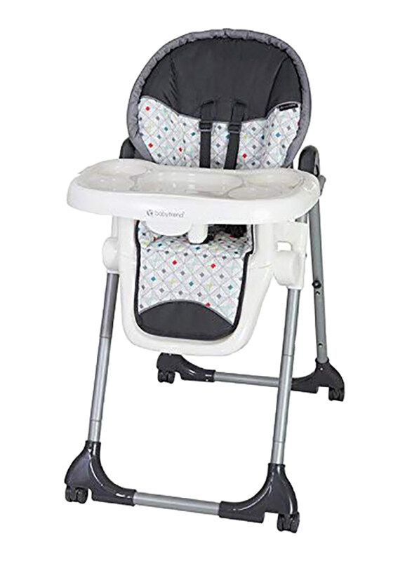 

Baby Trend Deluxe 2-in-1 High Baby Chair, White/Black