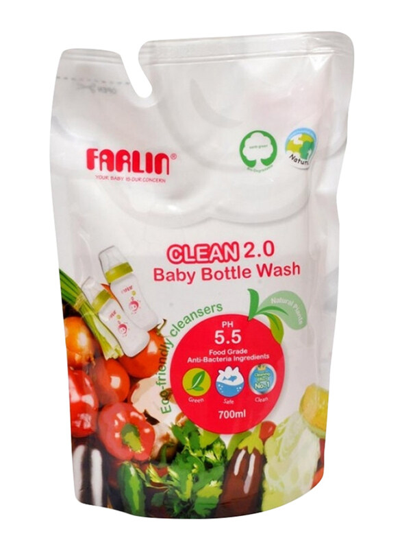 

Farlin Clean 2.0 Bottle Wash 700ml, White