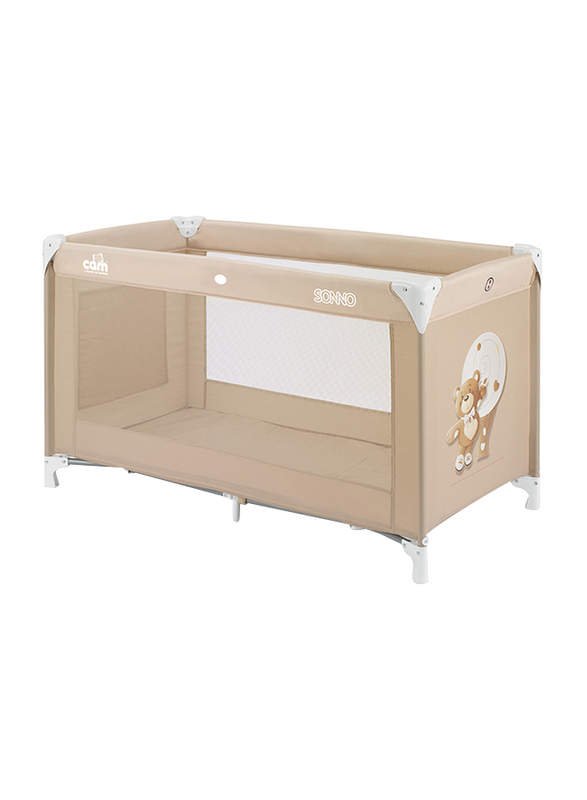 

Cam Sonno Baby Travel Bed, Bear, Beige