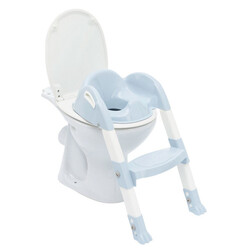 Kiddyloo Toilet Seat W/ Step Baby blue