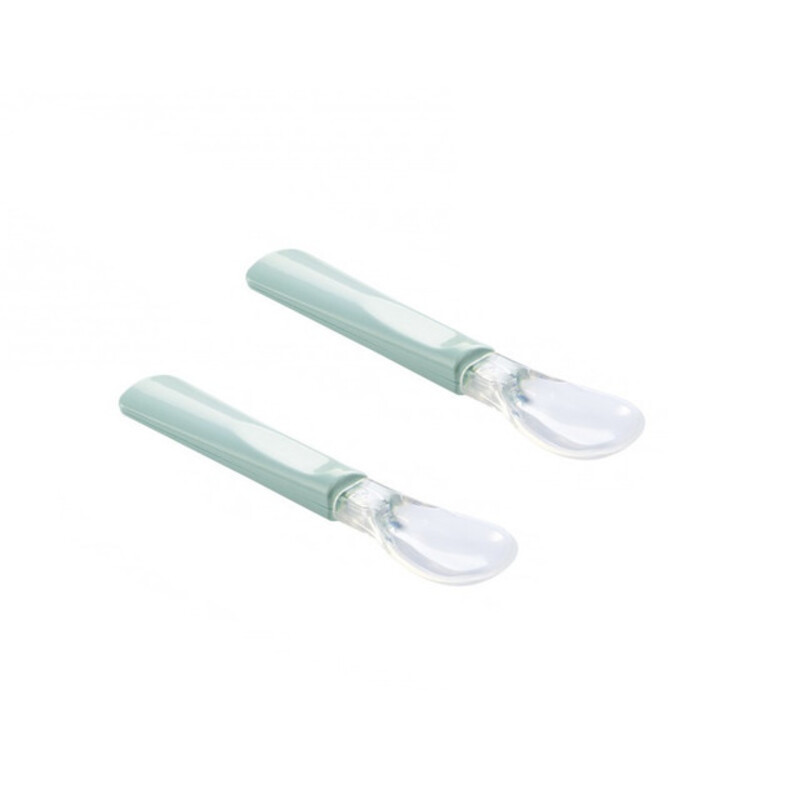 Ultra Flexible Silicone Spoon 2Pcs Green