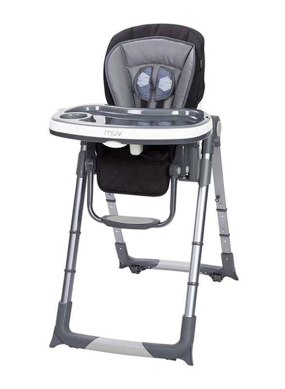 

Baby Trend MUV 6-in-1 Custom Baby Dining Chair, Aero, Grey