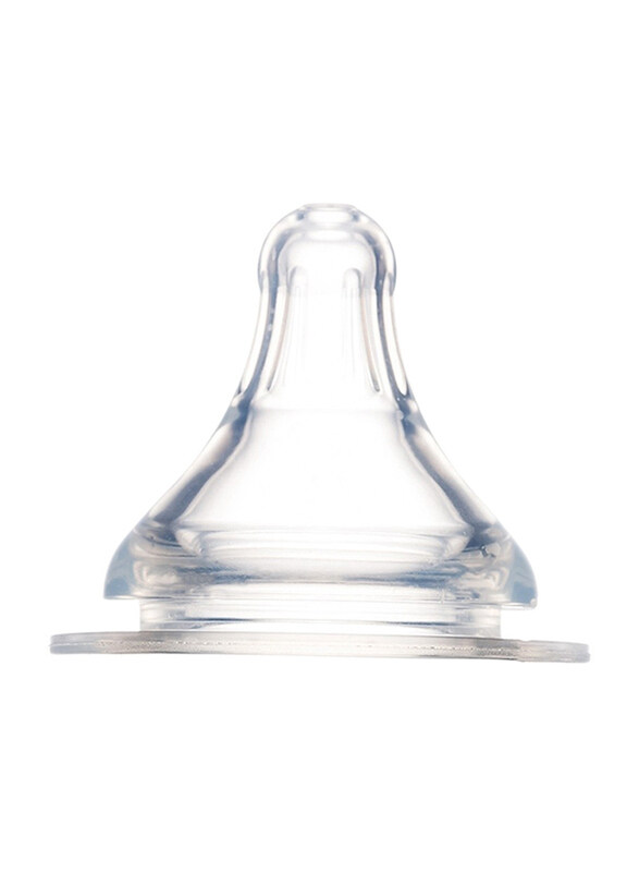 

Farlin Silky Wide Neck Nipple, 0+ Months, Small, Clear