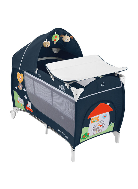 

Cam Daily Plus Baby Travel Bed, House, Navy Blue