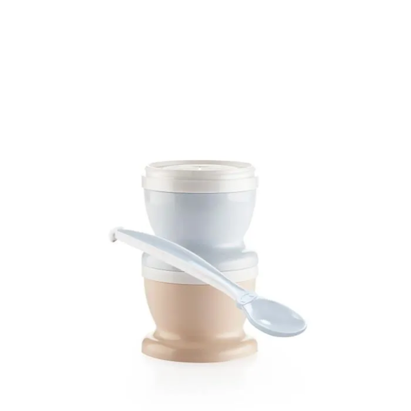 

Thermobaby 2 Layer Storage Food Jars W/ Spoon Baby Blue