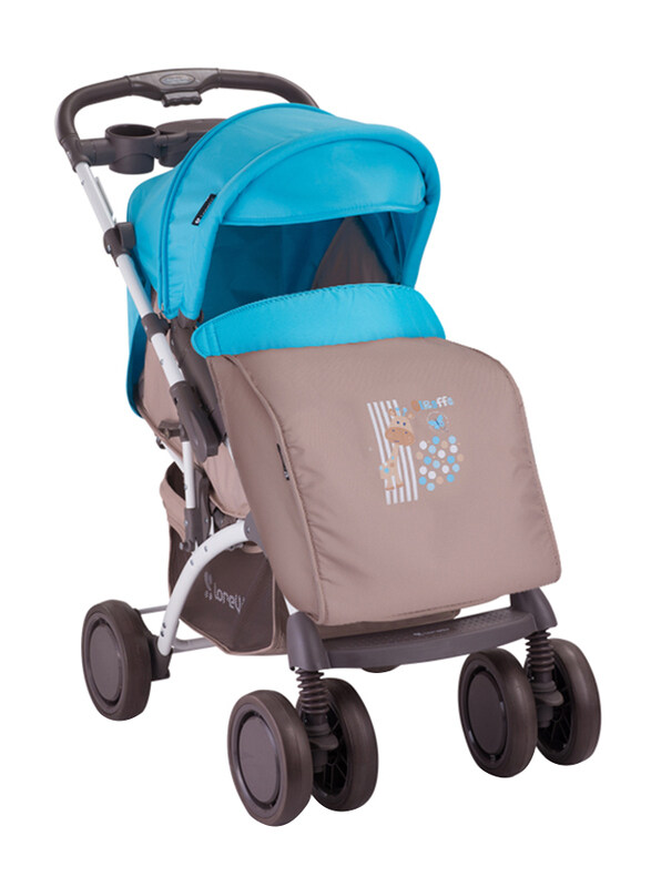 

Lorelli Apollo Giraffe Baby Stroller Set, Brown/Blue