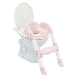 Kiddyloo Toilet Seat W/ Step Pink