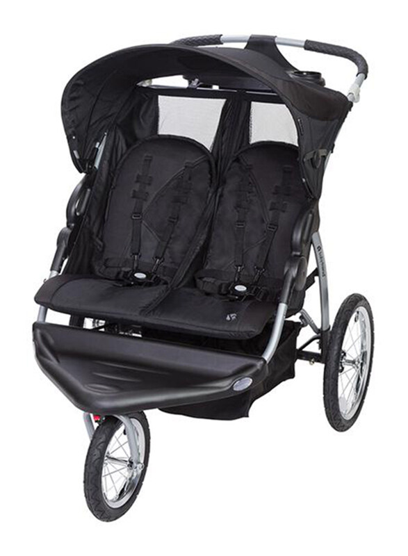 

Baby Trend Expedition Ex Double Jogger Baby Stroller, Griffin, Black