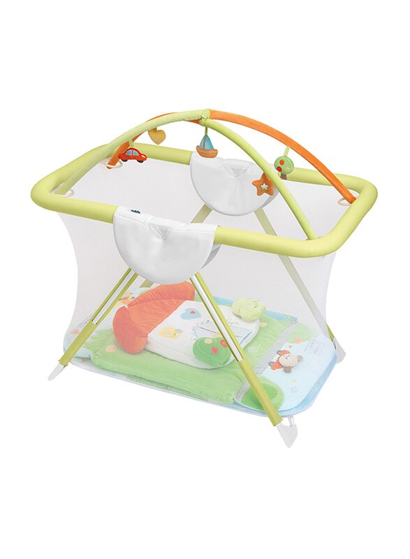 

Cam Brevettato Millegiochi Baby Playard, House, Green