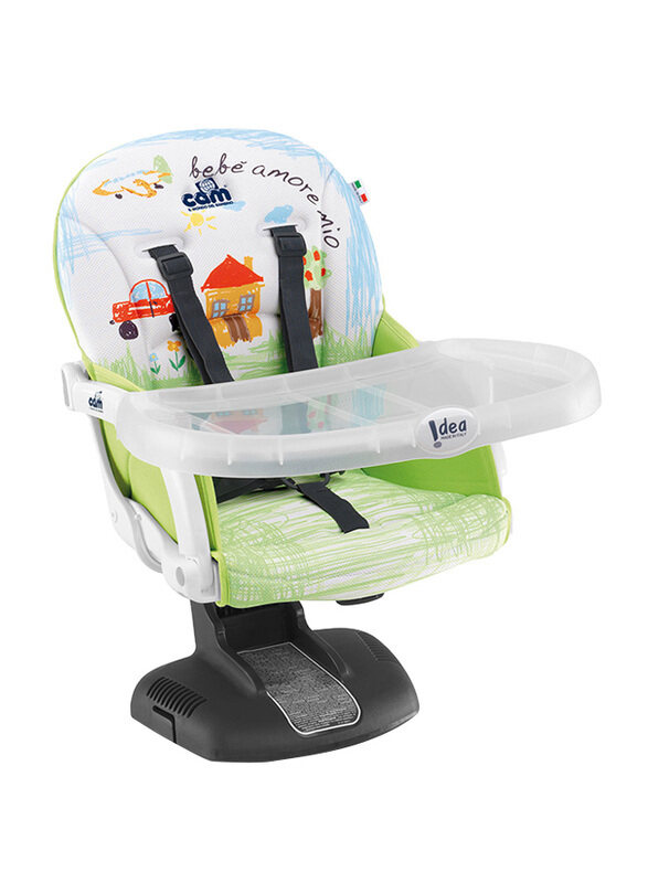 

Cam Idea Booster Baby Feeding Chair, House, Green
