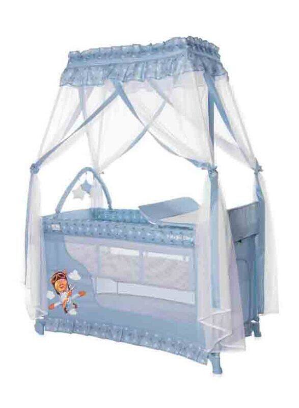 

Lorelli Premium Baby Cot Magic Sleep, Blue Adventure
