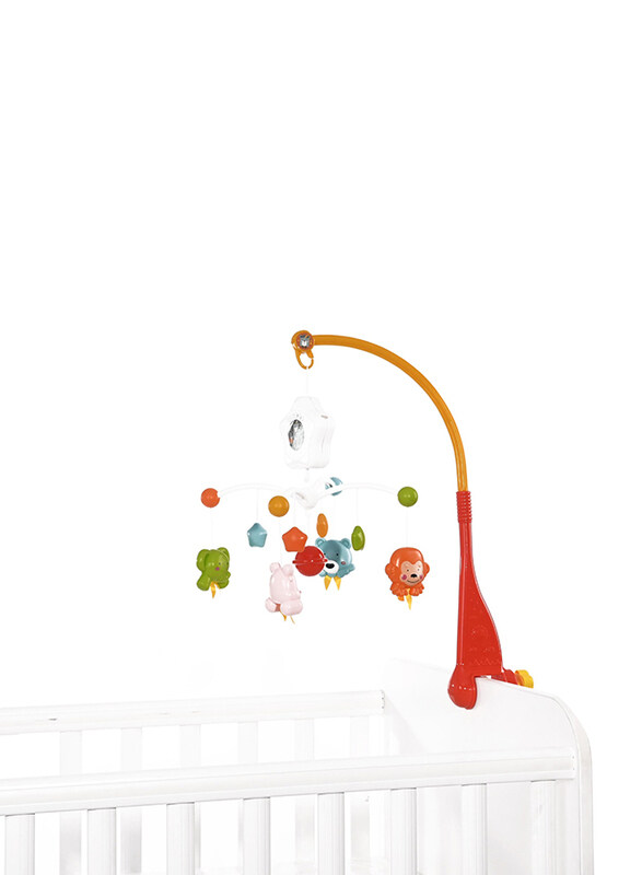 

Lorelli Toys Happy Animals Baby Musical Mobile, Multicolour