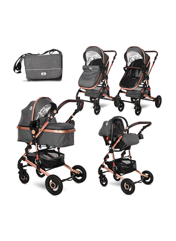 

Lorelli Classic Baby Stroller Alba Premium Set Luxe, Black
