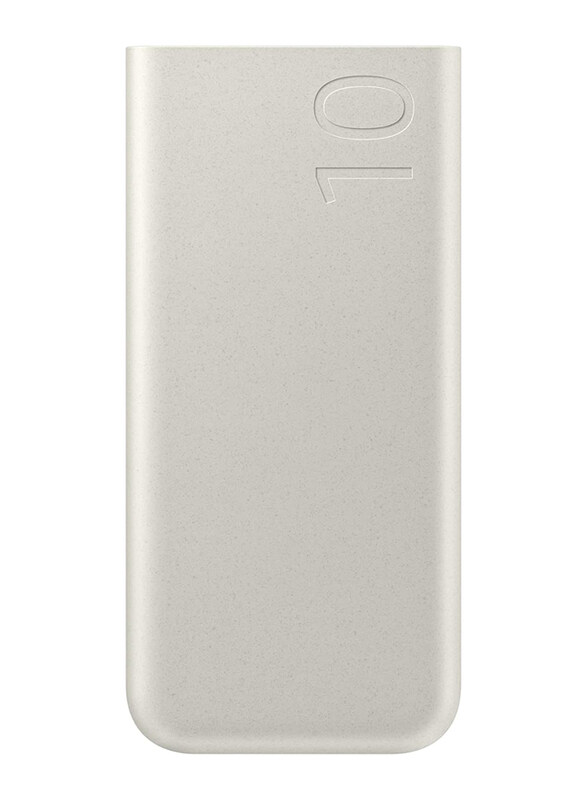 

Samsung 10,000mAh Fast Charging Power Bank with 2 USB Type-C Input, Ivory