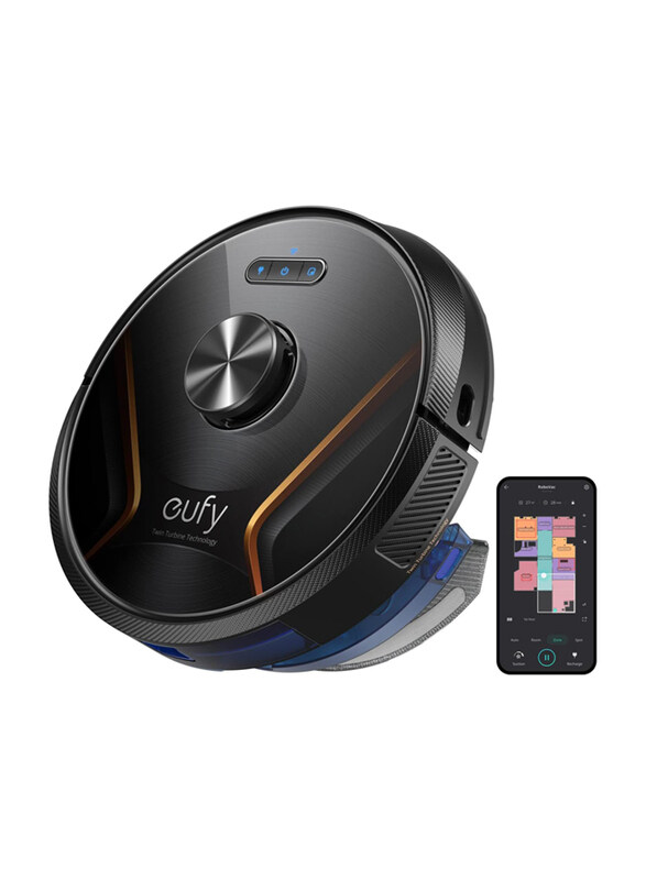 

Eufy Robot X8 Hybrid Vacuum & Mop Cleaner, T2261211, Black