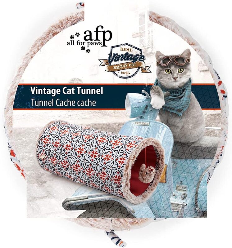 Vintage Cat Tunnel Orange
