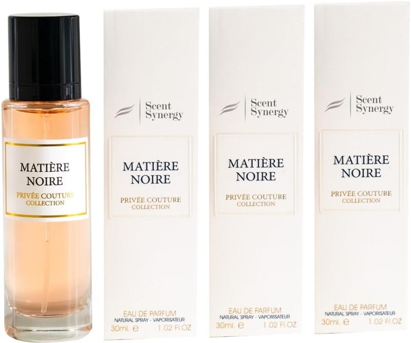 Scent Synergy Pack of 3 MATIERE NOIRE Perfume 30ml
