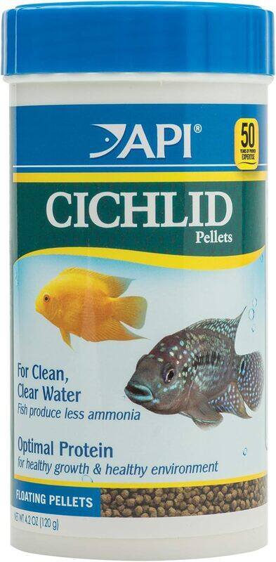 

API Pellets Cichlid Fish Food 2.5 OZ