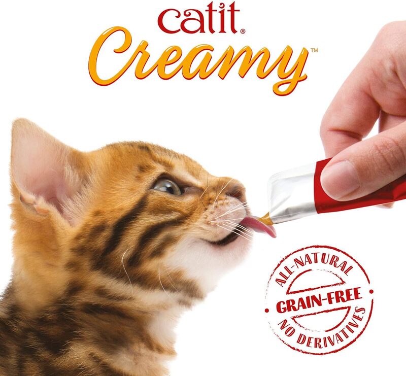 Catit Creamy Treats Mega Pack Salmon with Prawn 50 tubes