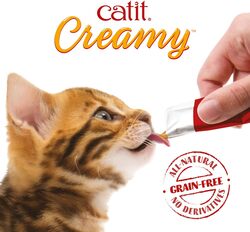 Catit Creamy Treats Mega Pack Salmon with Prawn 50 tubes