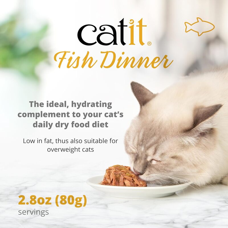 Catit Fish Dinner Tuna Carrot 6pcs