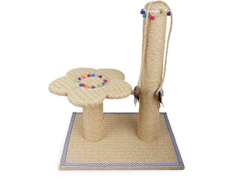 Whisker Fiesta Flower Cat Scratching Post