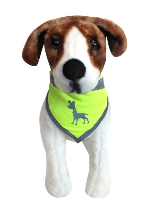 Visibility Dog Bandana Small Neon Yellow