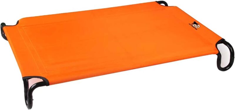 Outdoor Portable Elevated Pet Cot Orange