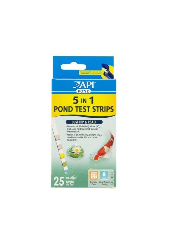 

API 5 in 1 Pond Water Test Strips 25 count