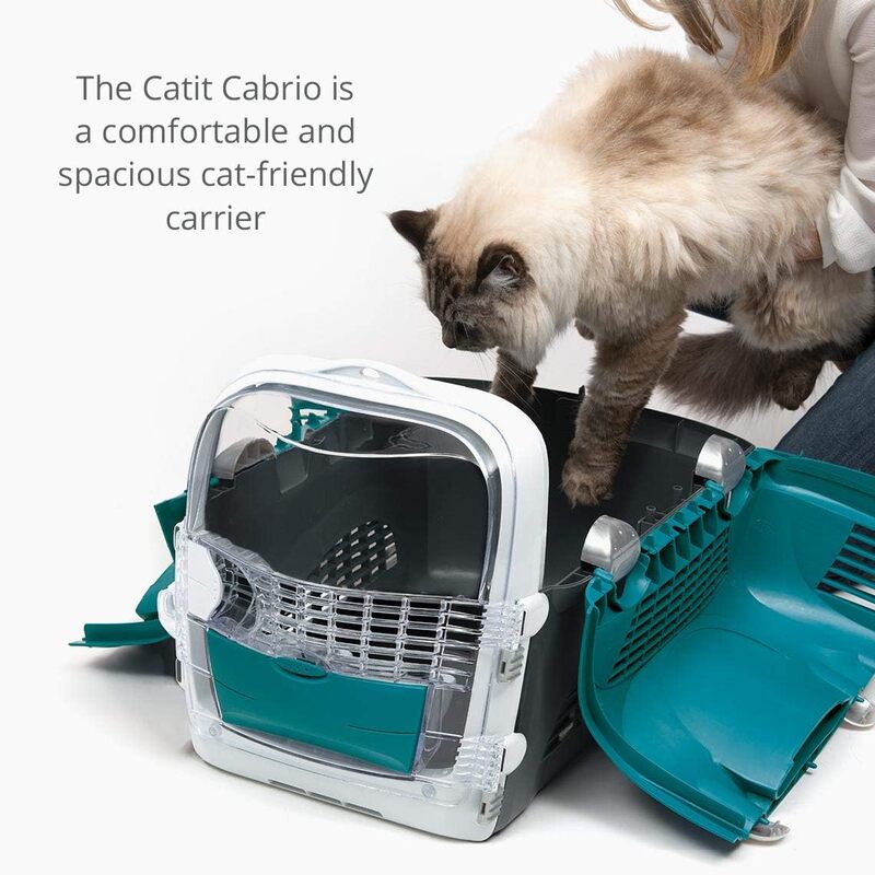 Cabrio Cat Carrier System Turquoise