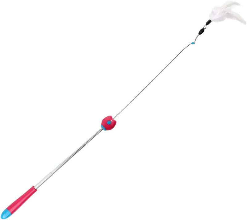 Modern Cat Retractable Dangler Wand with Laser