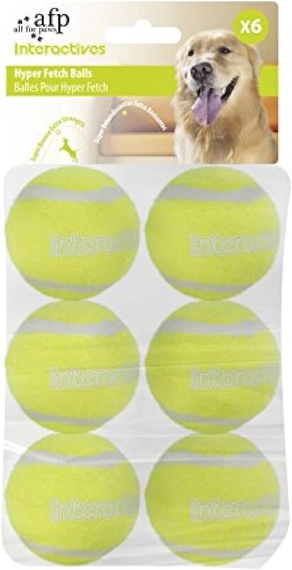 Interactive Hyper Fetch Tennis Balls 6 pcs