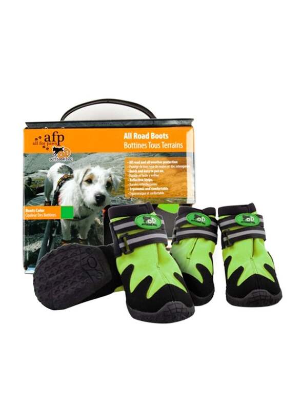 Outdoor Dog Shoes Green M