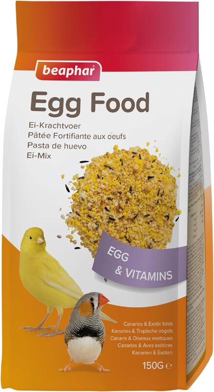 بيض طعام لطيور الكناري والطيور الغريبة 150 جم