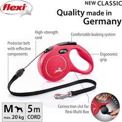 New Classic Cord 5m Red, Small