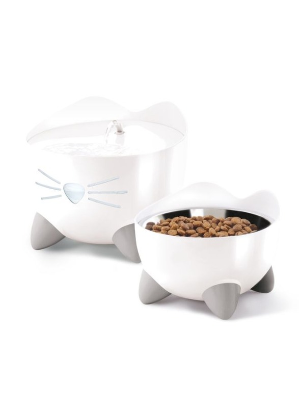 CatIt Pixi Drinking Fountain  Combo pack White